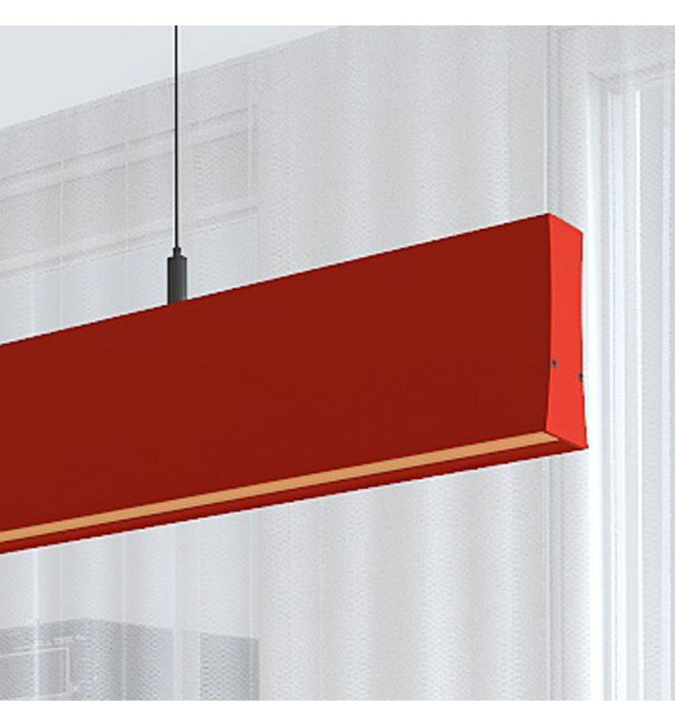 LED Linear Pendant Light LOLA Red 0.5m - 1m - 1.5m - 2m - Ceiling Light Fixtures - Linear Lights