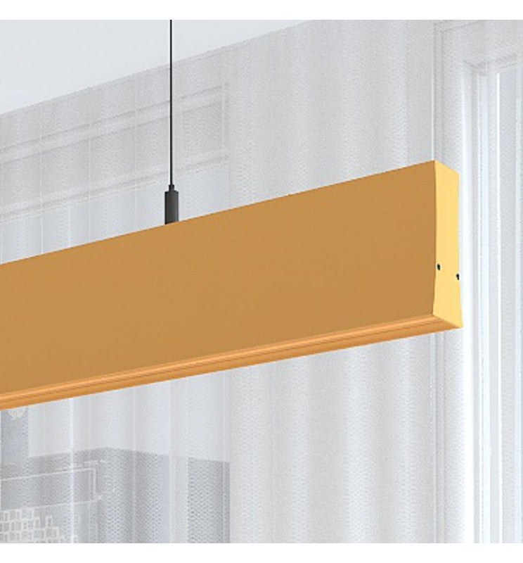 LED Linear Pendant Light LOLA Yellow 0.5m - 1m - 1.5m - 2m - Ceiling Light Fixtures - Linear Lights