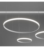 37W Circular SPACE VENUS LED Pendant Light in White 60cm - Ceiling Light Fixtures - Decorative Lighting