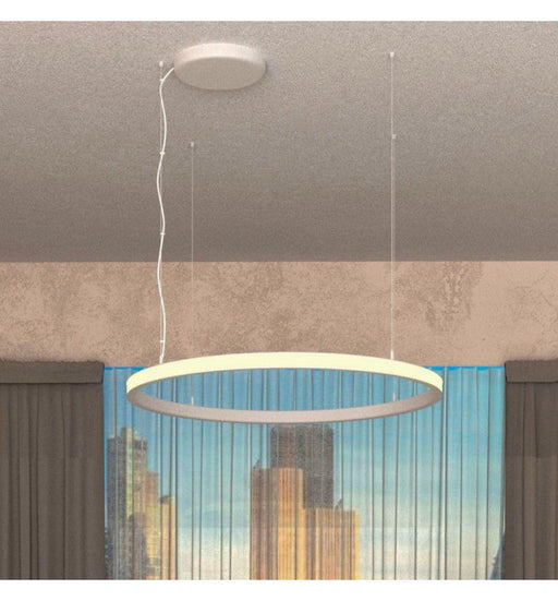 37W Circular SPACE VENUS LED Pendant Light in White 60cm - 2700K / STANDARD 10-20 working days - LED Pendant