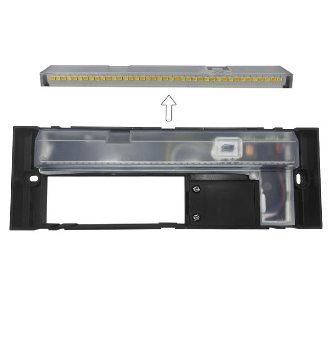 6W KOUVOLA LED Wall light Black IP65 CCT