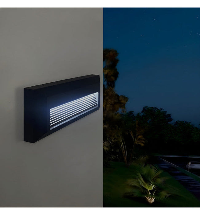 6W KOUVOLA LED Wall light Black IP65 CCT