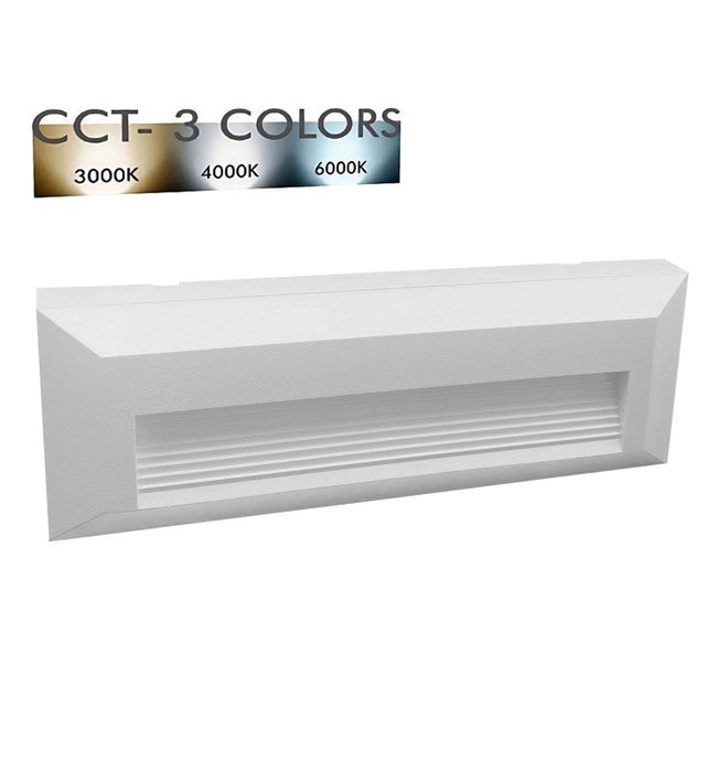 6W KOUVOLA LED Wall light White IP65 CCT