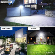 LED Solar Floodlight 1200Lm with PIR Motion Sensor and Remote Control 4000K IP65 - Flood & Spot Lights - Solar Lighting