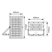 LED Solar Floodlight 1200Lm with PIR Motion Sensor and Remote Control 4000K IP65 - Flood & Spot Lights - Solar Lighting