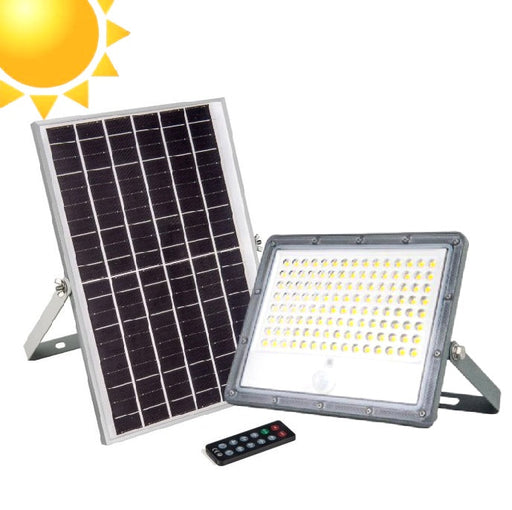 LED Solar Floodlight 1600Lm with PIR Motion Sensor and Remote Control 4000K IP65 - Flood & Spot Lights - Solar Lighting
