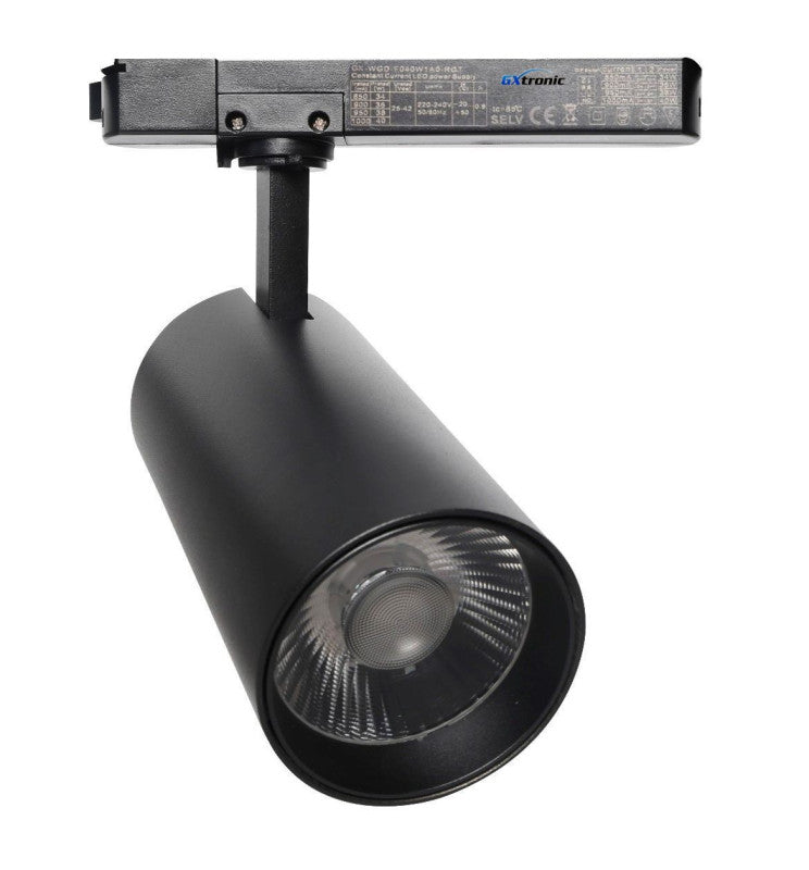40W to 34W Single Phase NEW MAYA LED Spotlight Black 3 CCT - LED Tracking Light
