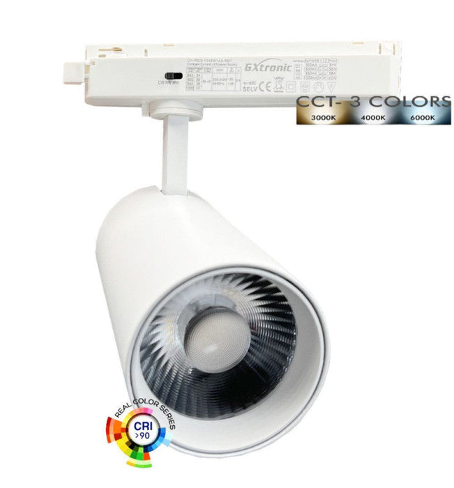 40W-34W Single-Phase LED Spotlight NEW MAYA White CCT - CRI+92 - UGR13