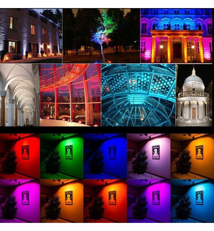 8W GU10 LED Bulb with Remote Control RGB 3000K - GU10 Bulb