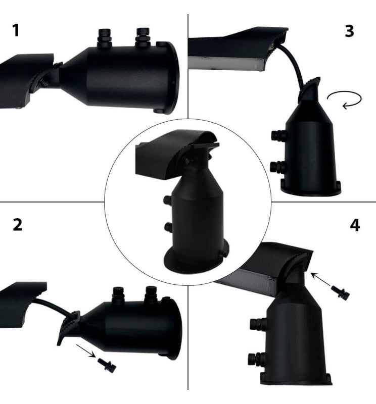 100W AREA FLEX LED Streetlight with OSRAM Chip 4000K