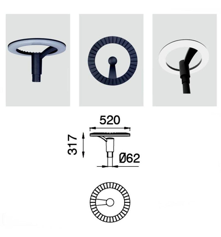 60W Urban LED Street Light with INVERTRONICS Driver - LED Streetlight