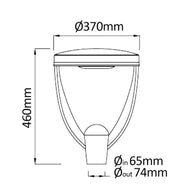 40W Modern LED Streetlight CONIC with BRIDGELUX Chip - LED Streetlight