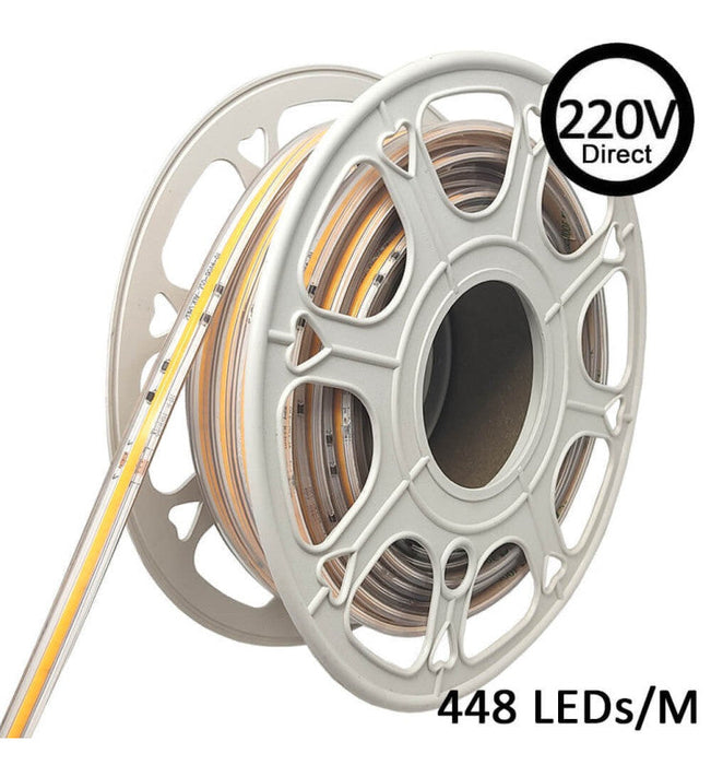 LED Strip COB 220V 20m 448 LEDm 1200Lm 14W IP67