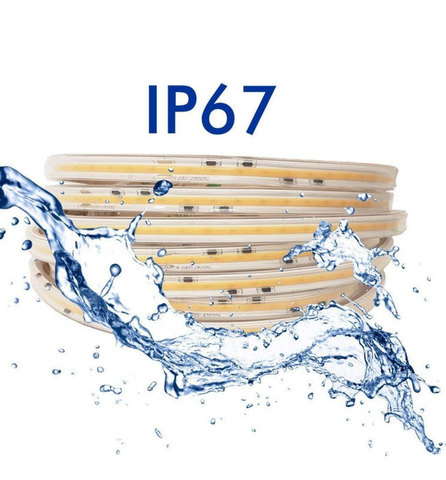 LED Strip COB 220V 20m 448 LEDm 1200Lm 14W IP67