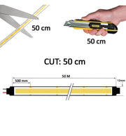 10W Waterproof Dimmable COB LED Strip 50m - LED Strip