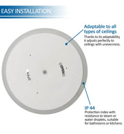 20W Surface Mounted Round LED Ceiling Light 4000K - Ceiling Light Fixtures - Downlights
