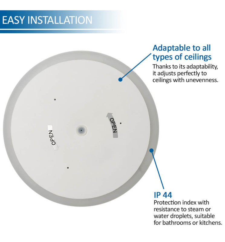 20W Surface Mounted Round LED Ceiling Light 4000K - Ceiling Light Fixtures - Downlights