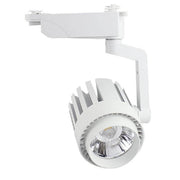 30W Single Phase NORA LED Track Light 4000K White - LED Tracking Light