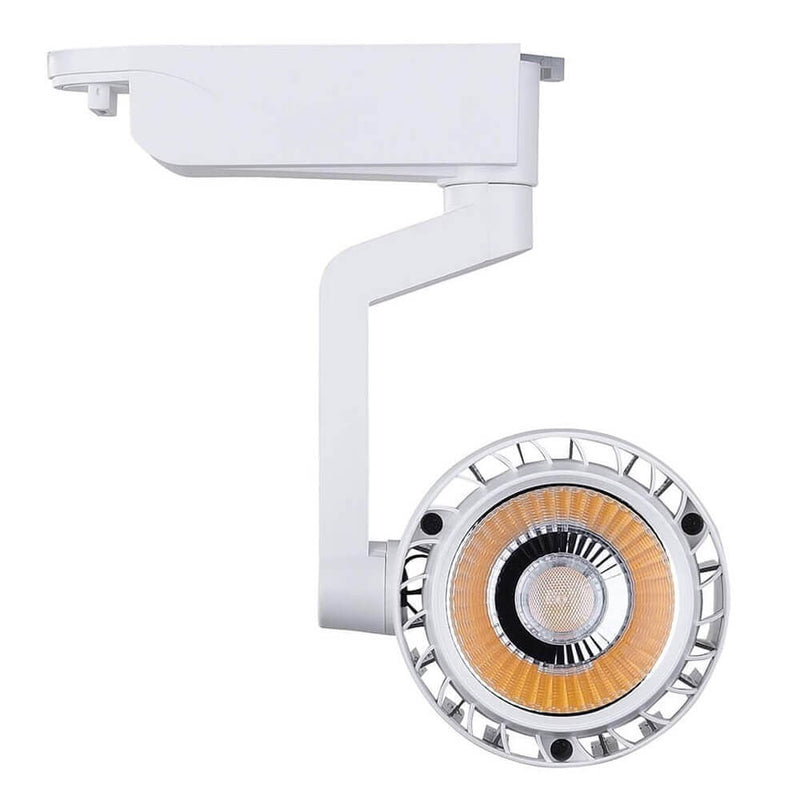30W Single Phase NORA LED Track Light 4000K White - LED Tracking Light