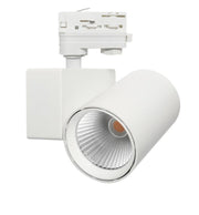 40W 3 Phase MADRID LED Track Light White 4000K - LED Tracking Light