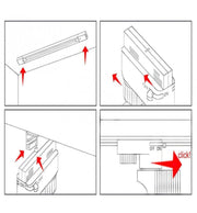 40W 3 Phase MADRID LED Track Light White 4000K - LED Tracking Light
