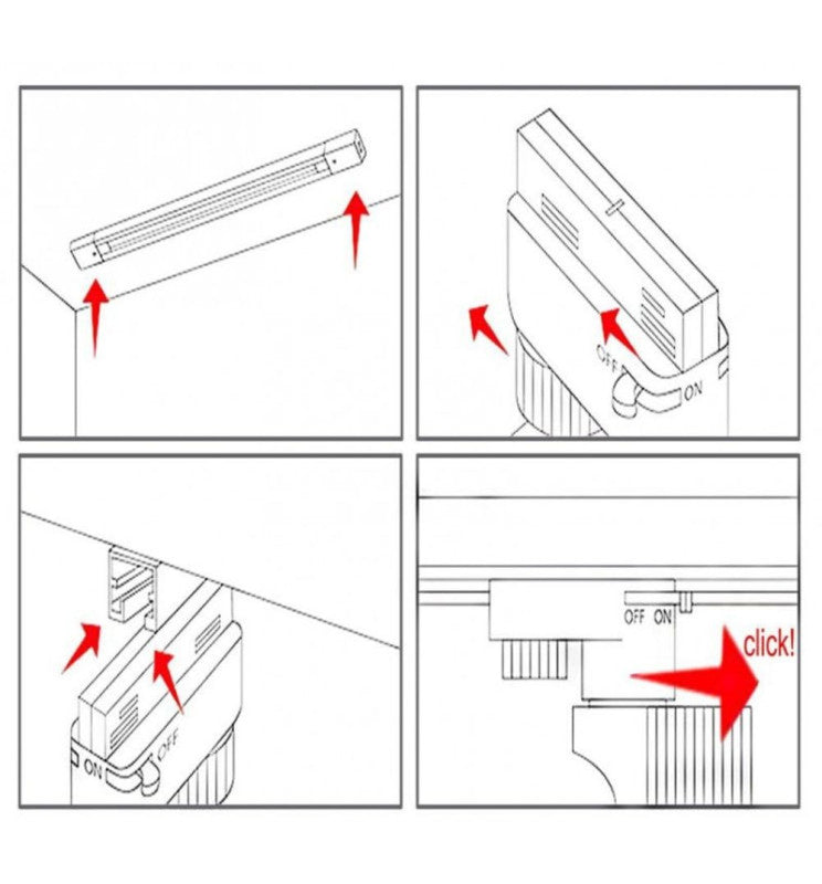 40W 3 Phase MADRID LED Track Light White 4000K - LED Tracking Light