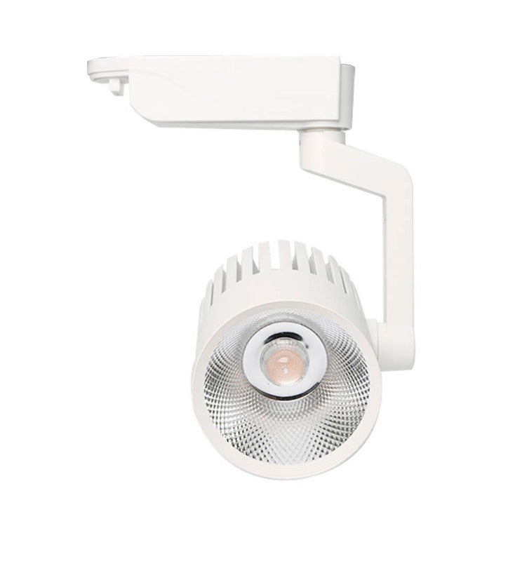 40W Single Phase PISA LED Track Light in White 4000K - LED Tracking Light