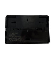 3W Rectangular LED Wall Light Black IP65 - LED Wall light