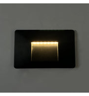 3W Rectangular LED Wall Light Black IP65 - LED Wall light