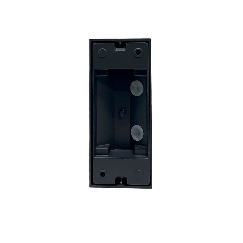Outdoor and Indoor Cube LED Wall Light for GU10 in Black - Wall Light Fixtures - Floodlights