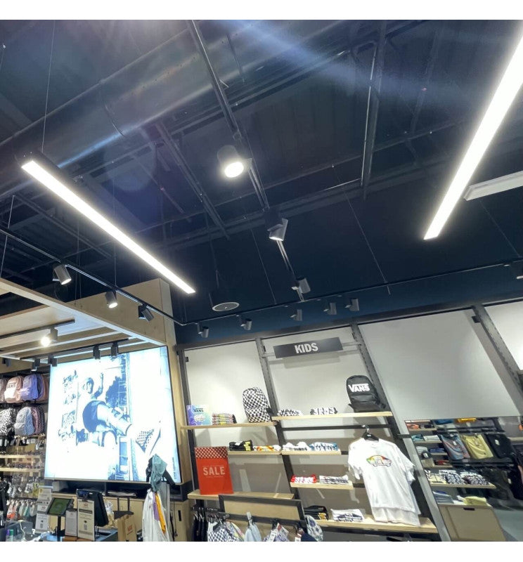 MUNICH LED Pendant Light Black 0.5m 1m 1.5m 2m - LED lineal light