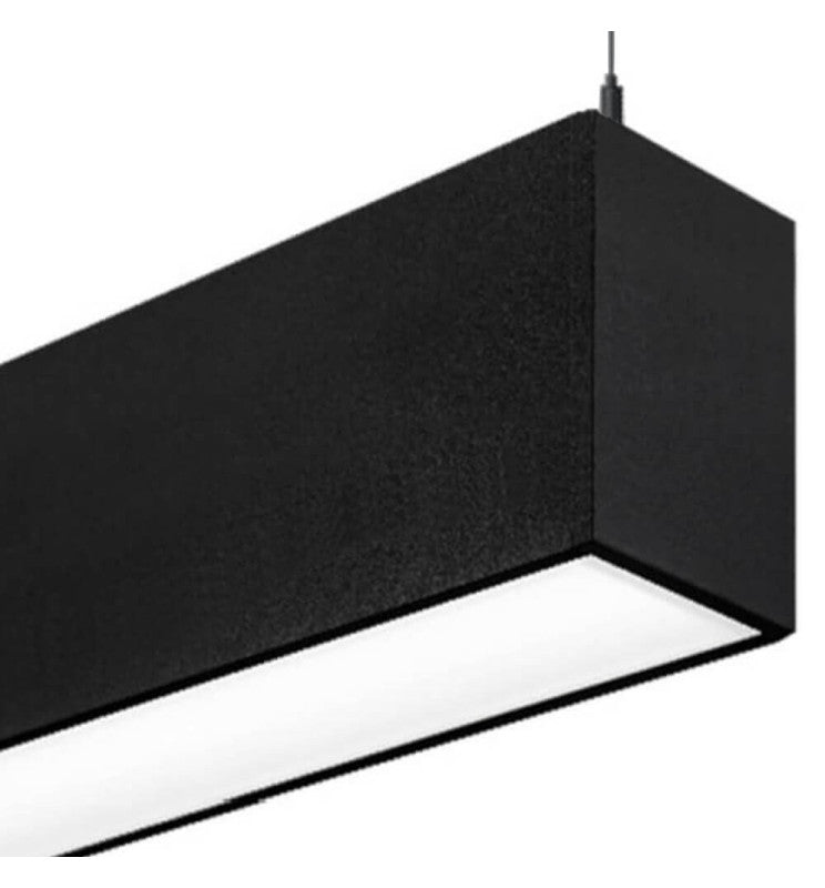 MUNICH LED Pendant Light Black 0.5m 1m 1.5m 2m - 2700K / 2.0m / 1-10V Dimmable - LED lineal light