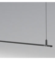 22W Linear MILANO LED Pendant Light 1.5m in Black 4000K - LED Batten