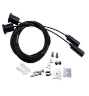 22W Linear MILANO LED Pendant Light 1.5m in Black 4000K - LED Batten