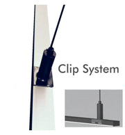 22W Linear MILANO LED Pendant Light 1.5m in Black 4000K - LED Batten