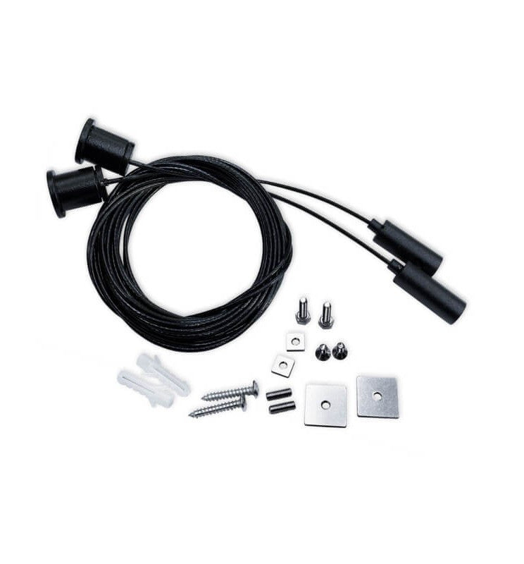 Dimmable MUNICH MINI LED Pendant Light in Black 0.44m 0.94m 1.44m 1.94m - LED lineal light