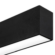60W Linear MUNICH LED Batten in Black 1.5m IP54 4000K - LED Batten