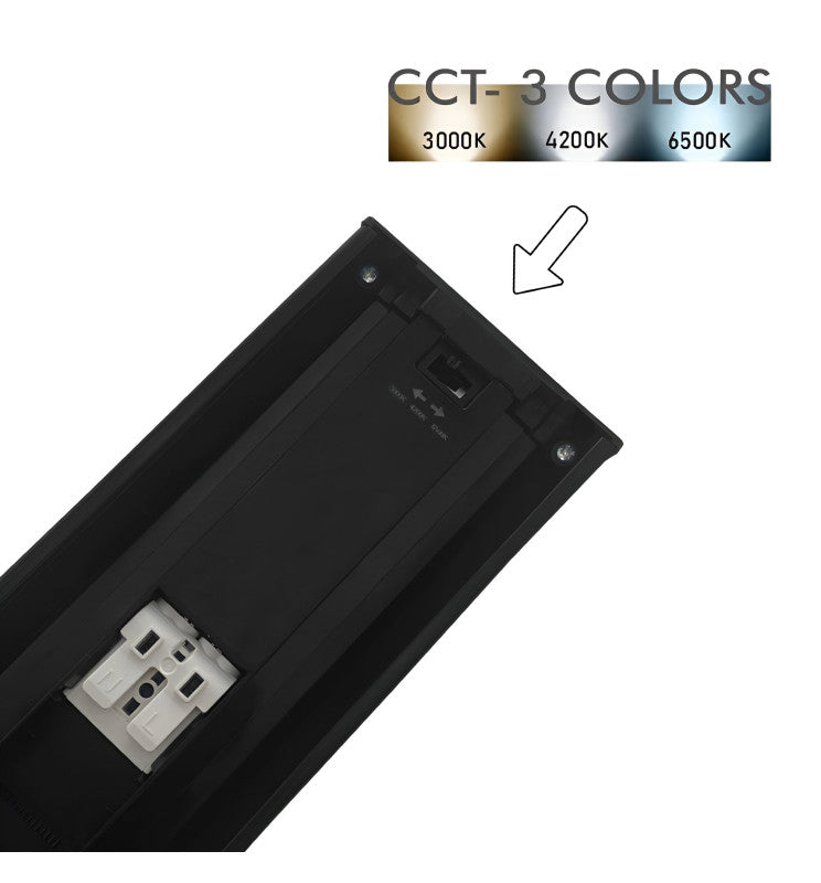 36W Linear BERGEN LED Batten Black 119cm 3 CCT Buy in the UK