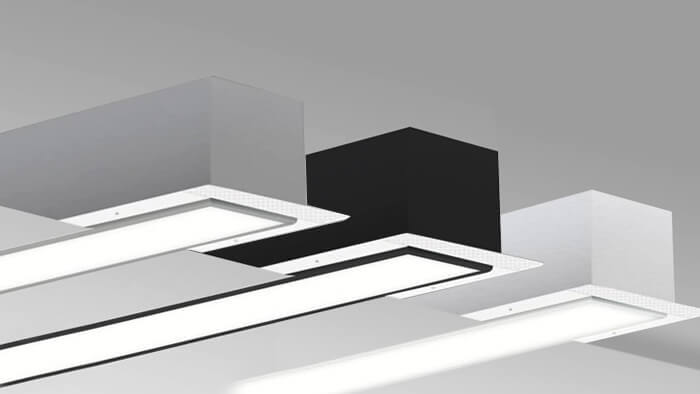 Dimmable Linear MOSCOW LED Light Black 0.44m 0.94m 1.44m 1.94m - LED lineal light