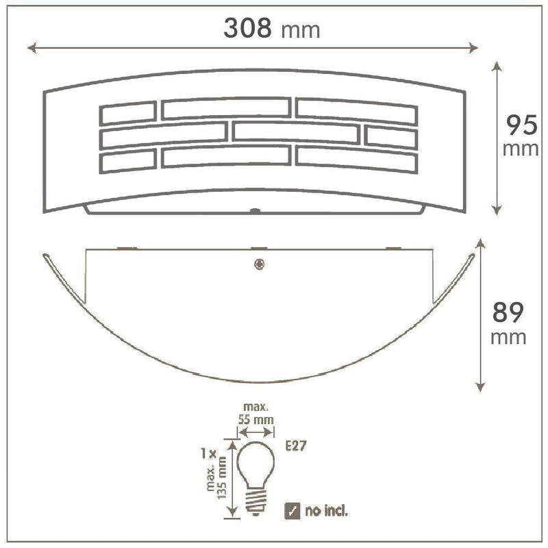 Modern Outdoor GOTHENBURG LED Wall Light - Wall Light Fixtures - Bollard Lights