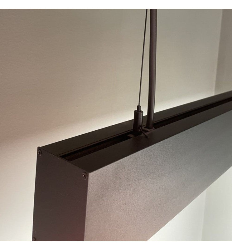 MUNICH RGB LED Linear Pendant Light – Black – IP54
