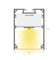 MUNICH LED Pendant Light Black 0.5m 1m 1.5m 2m - Lighting - Linear Lights