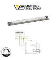 MUNICH LED Pendant Light White 0.5m 1m 1.5m 2m - Ceiling Light Fixtures - Linear Lights