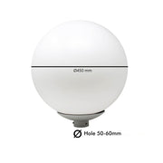 Outdoor Globe Streetlight for E27 LED Bulb - Landscape Pathway Lighting - Street Lights