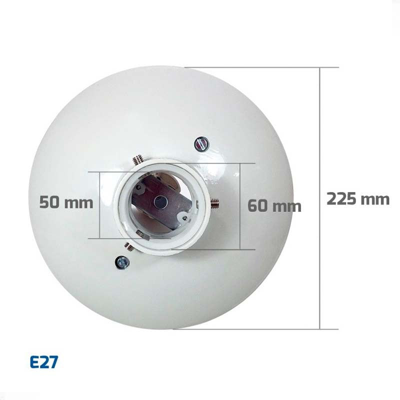 Outdoor Globe Streetlight for E27 LED Bulb - Landscape Pathway Lighting - Street Lights