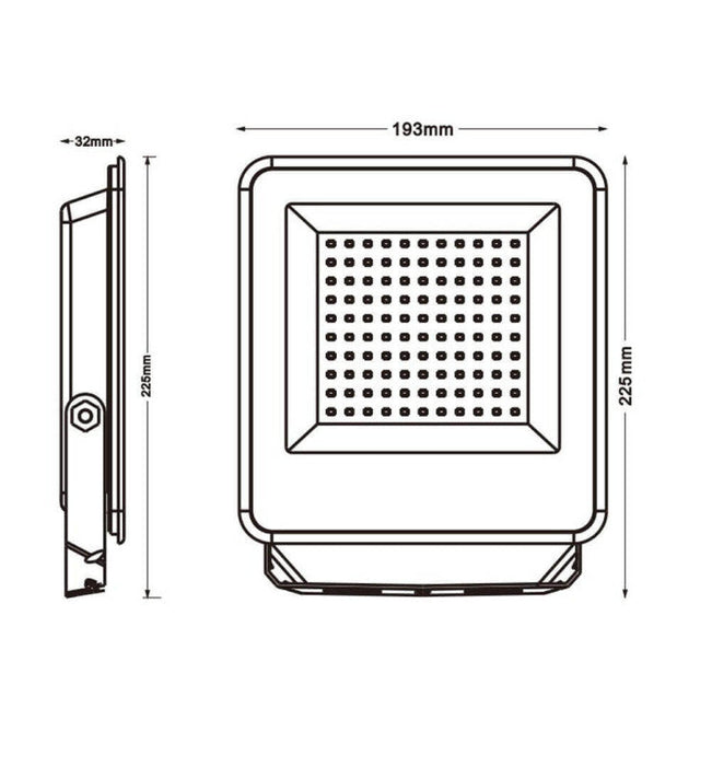 50W LED Floodlight EVO PRO with Lumileds Chips CCT