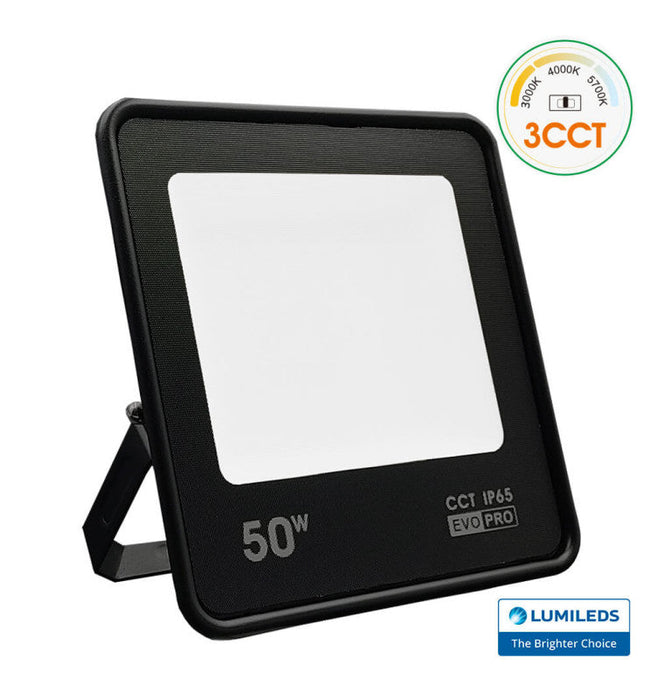 50W LED Floodlight EVO PRO with Lumileds Chips CCT