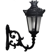 Outdoor QUEEN LED Wall Light in Lantern Shape with Arm - Wall Light Fixtures - Bollard Lights