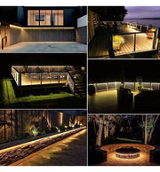 Outdoor Solar LED Strip 10m IP65 RGB - Landscape Pathway Lighting - Solar Lighting