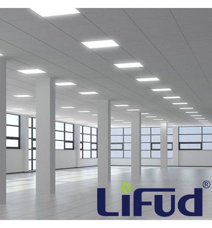 40W LED Panels 60x60 SLIM FRAME Dimmable with Lifud Driver 4000K - 2 PACK